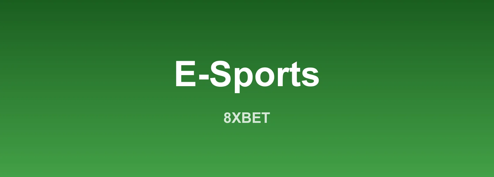 Giao diện thể thao điện tử 8XBET