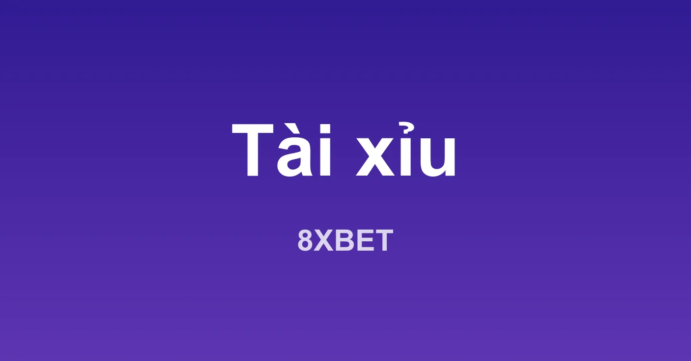 Giao diện trò chơi tài xỉu 8XBET